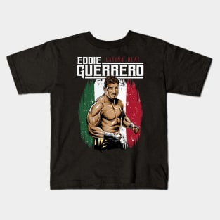 Eddie Guerrero Latino Heat Portrait Kids T-Shirt